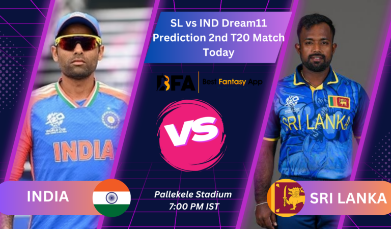 SL vs IND Dream11 Prediction 2nd T20I: पिच रिपोर्ट, प्लेइंग इलेवन, फैंटसी टिप्स, Key Picks, Dream11 Team Today Match